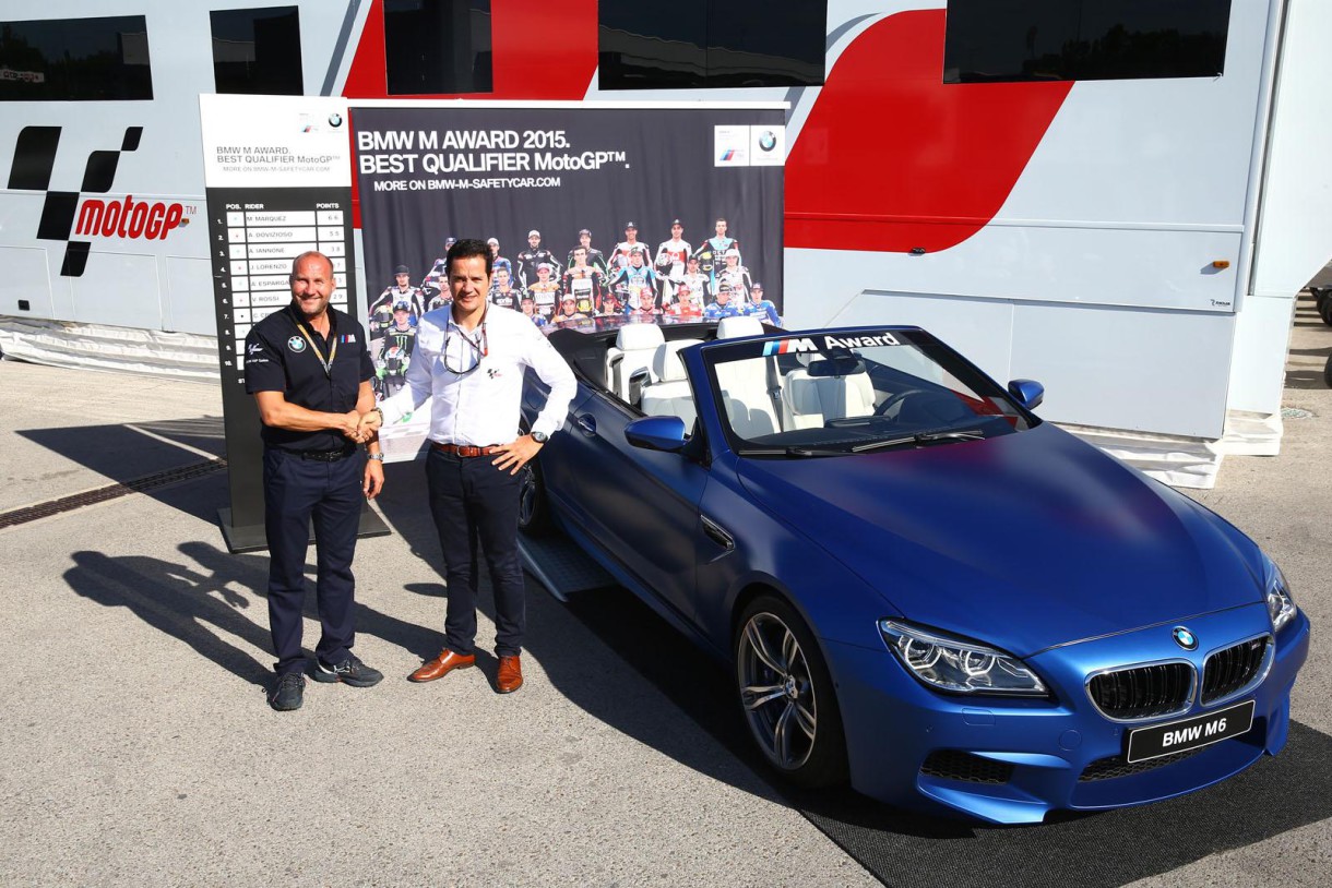 El mejor calificador de MotoGP se llevará un M6 Convertible cortesía de BMW