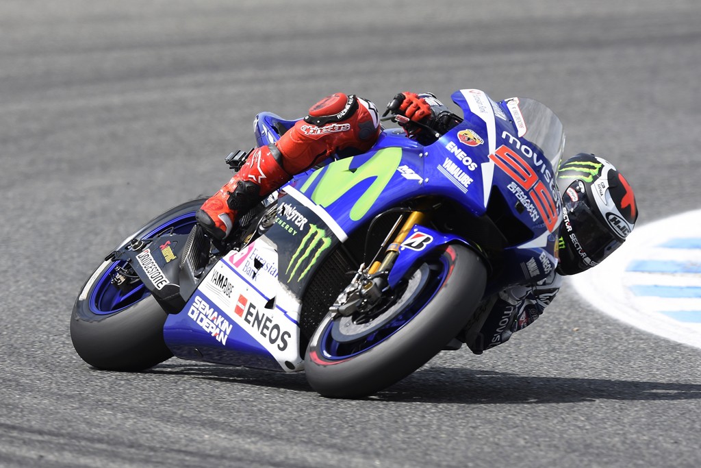 Jorge Lorenzo domina el test oficial de MotoGP en Jerez