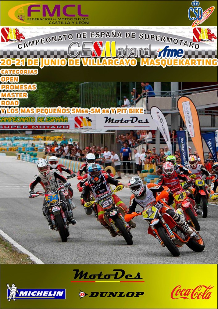 El Nacional de Supermotard disputará su tercera cita 2015 en Villarcayo