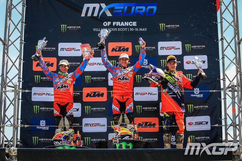 Prado sube al podio del Europeo MX125 en Francia, Butrón KO y Zaragoza mejorando