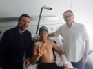 Tito Rabat se fractura la clavícula derecha entrenando, ya ha sido operado en Barcelona