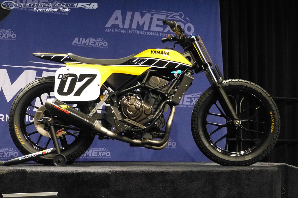 Yamaha presenta el DT-07 Flat Track Concept en el AIMExpo de Florida