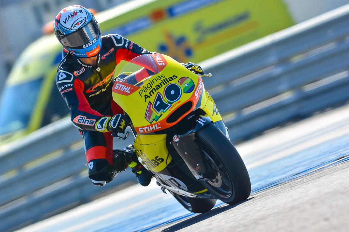 Álex Rins el mejor del día 1 de test pre-temporada Moto2 en Jerez