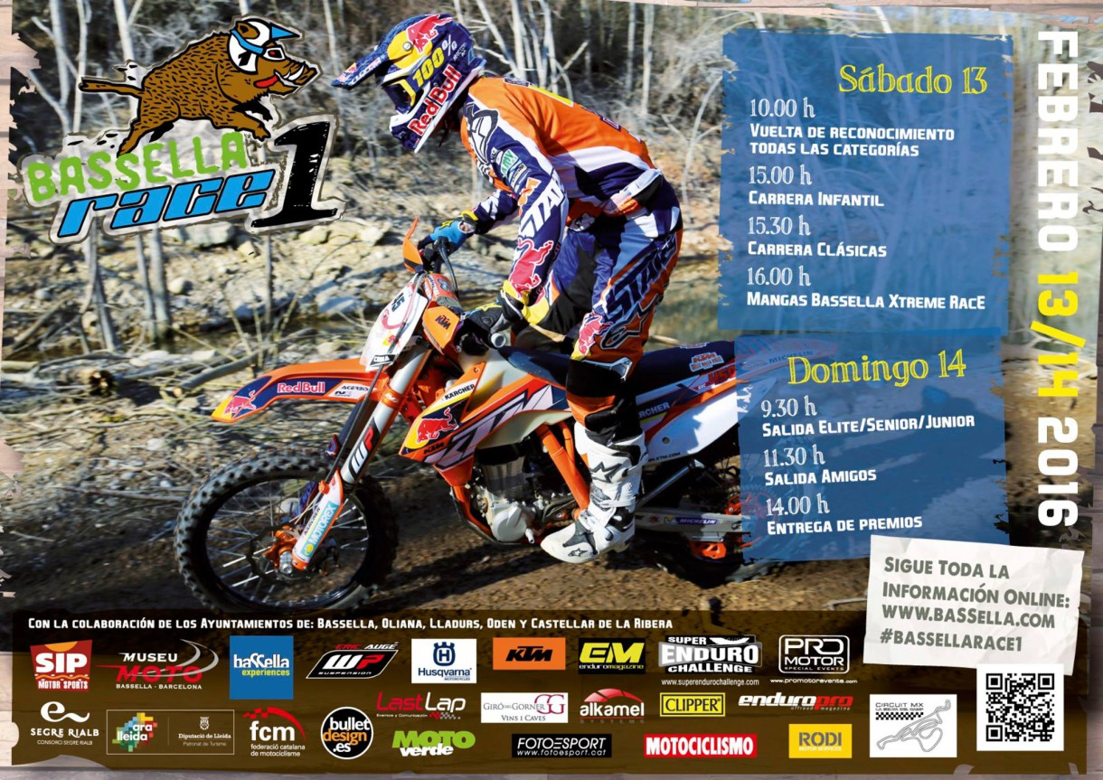 Abiertas las inscripciones para la Bassella Race 1 de 2016