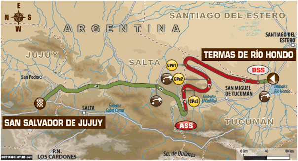 Dakar 2016 Etapa 3: Termas Río Hondo – Jujuy