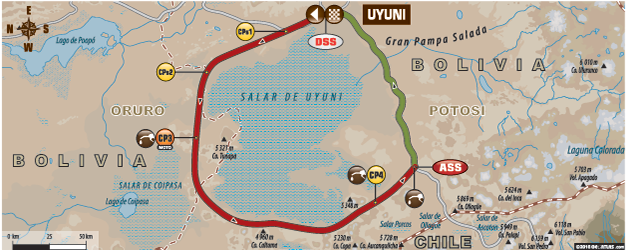 Dakar 2016 Etapa 6: Uyuni – Uyuni