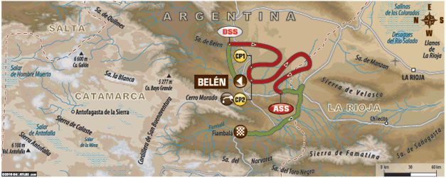 Dakar 2016 Etapa 9: Belén – Belén (jornada maratón)