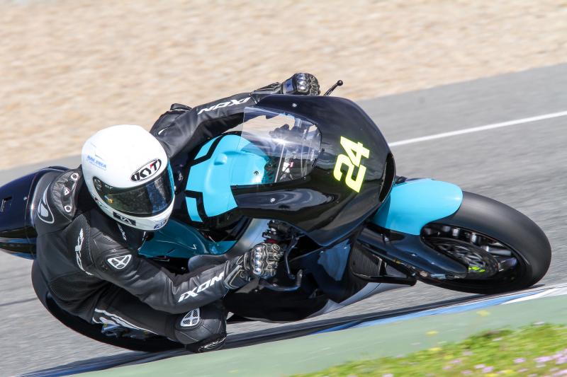 Corsi y Navarro los mejores del test privado Moto2 y Moto3 en Jerez