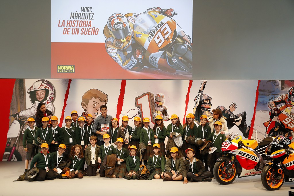 Presentación comic oficial Marc Márquez, sede REPSOL 14 de abr