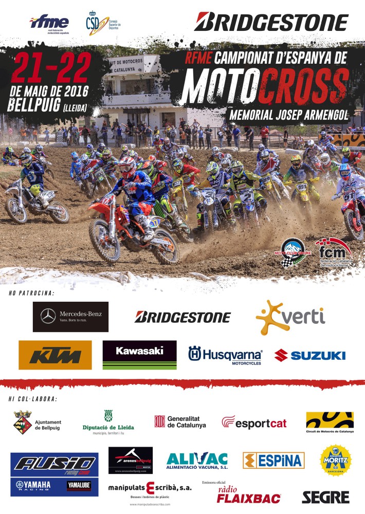 El Nacional de Motocross 2016 llega a Bellpuig