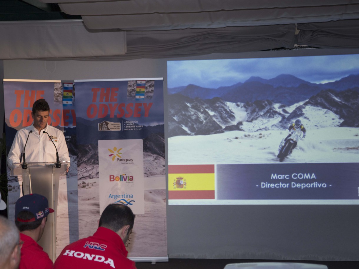 Presentación de la edición 2017 del Dakar en Barcelona