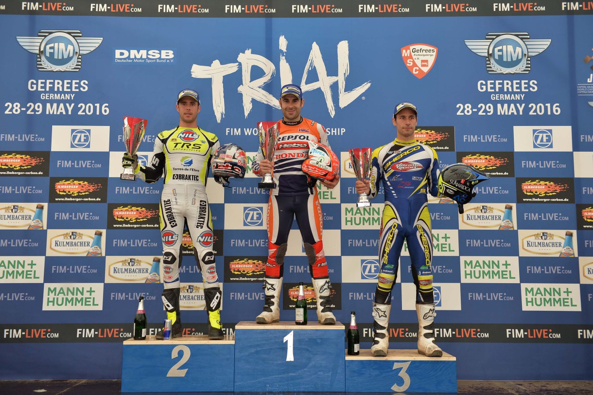 Toni Bou consigue el doblete del Mundial de Trial en Alemania