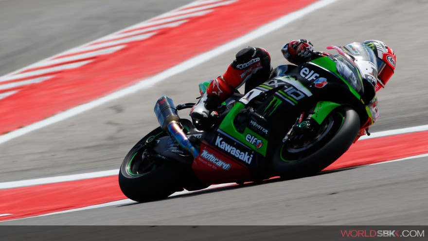 Jonathan Rea gana la primera carrera SBK 2016 en Misano, Sykes 2º y Van der Mark 3º