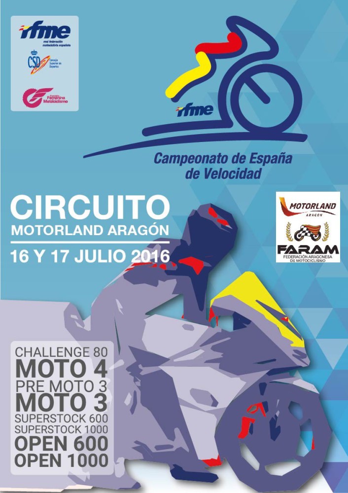 El Campeonato de España de Velocidad aterriza en Motorland Aragón