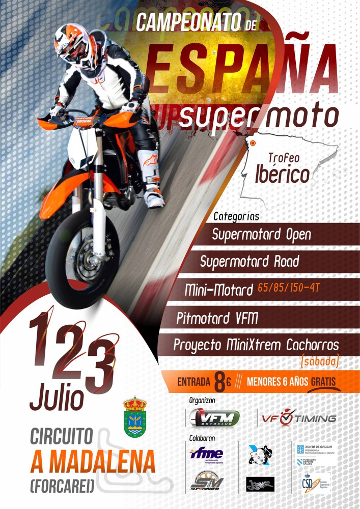 El Nacional de Supermoto 2016 llega a Forcarei