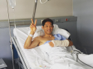 Takahisa Fujinami operado de la mano izquierda tras una caída