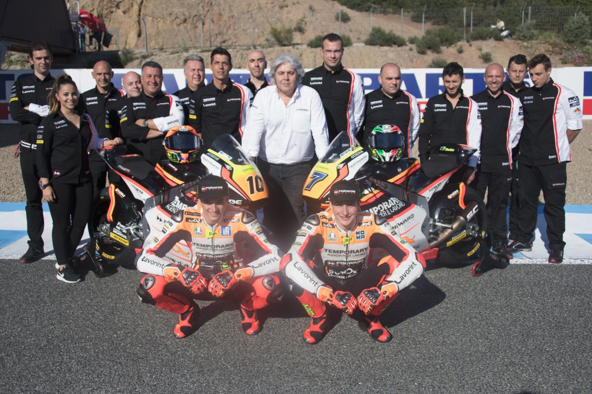 Marini y Baldassarri seguirán con el Forward Racing Moto2 en 2017