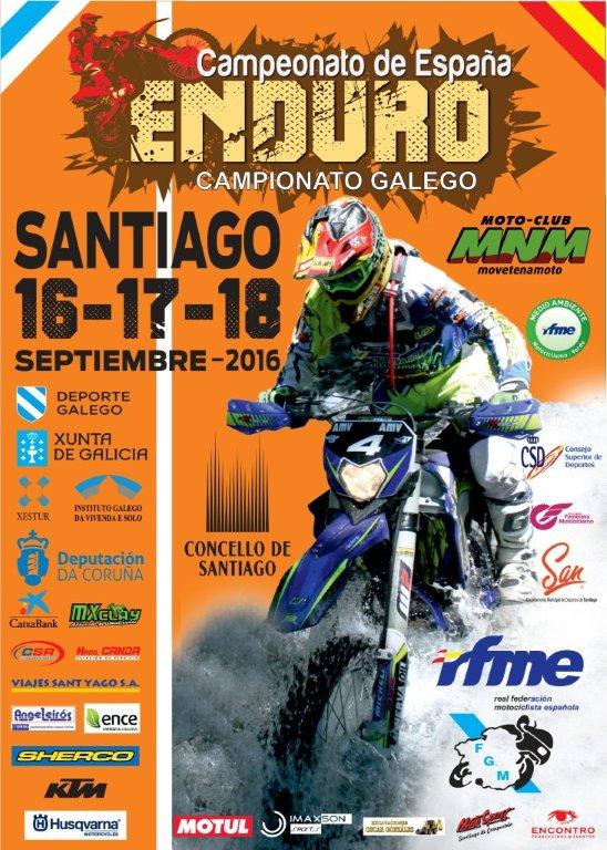 El Nacional de Enduro 2016 llega a Santiago de Compostela