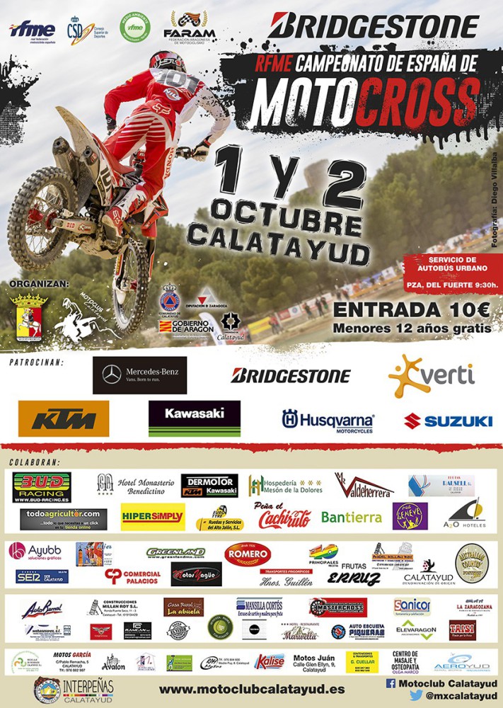 La cita en Calatayud cierra el nacional de MXÉlite, MX125, MX85 y MX150