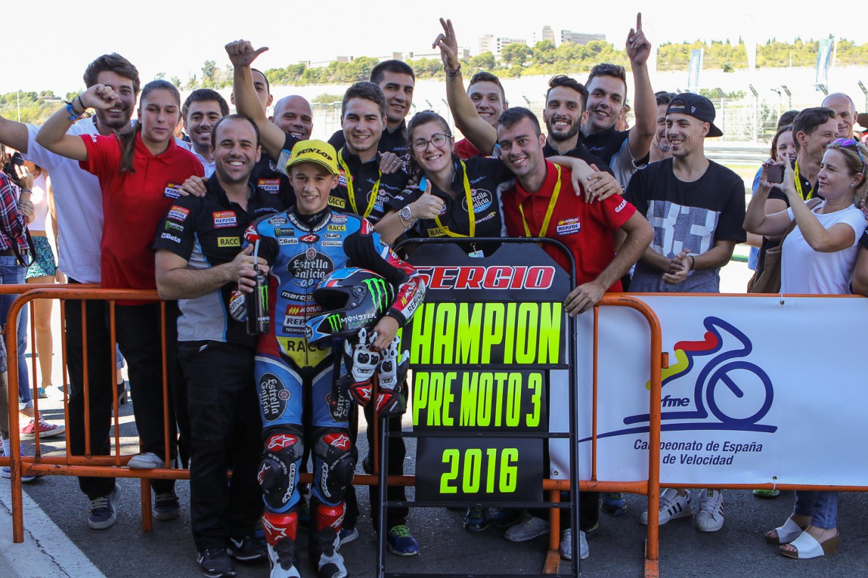 José Antonio Rueda, Sergio García y Xavi del Amor, campeones de España de Velocidad en Valencia