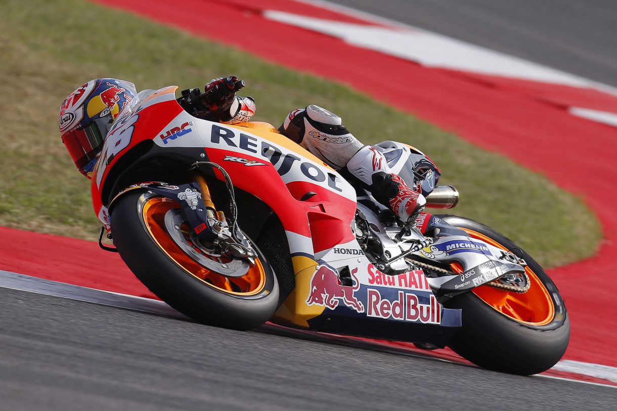 Dani Pedrosa maravilla en su victoria de MotoGP en Misano, Rossi 2º y Lorenzo 3º