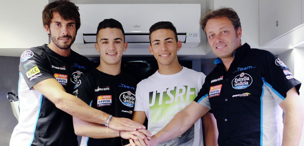 Canet y Bastianini los pilotos 2017 del Estrella Galicia 0,0 de Moto3