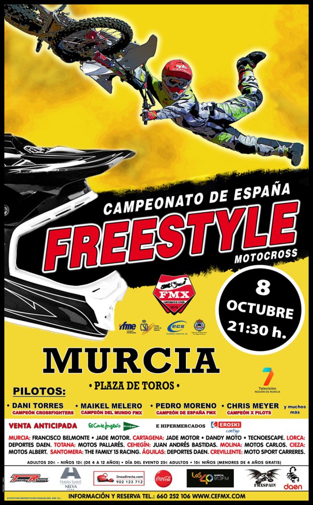 El Campeonato Nacional de Freestyle 2016 llega a Murcia