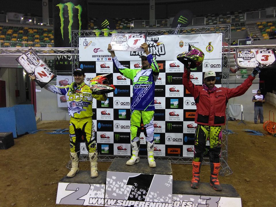 Dani Gibert es el vencedor de la cita del nacional de Superenduro en Burgos