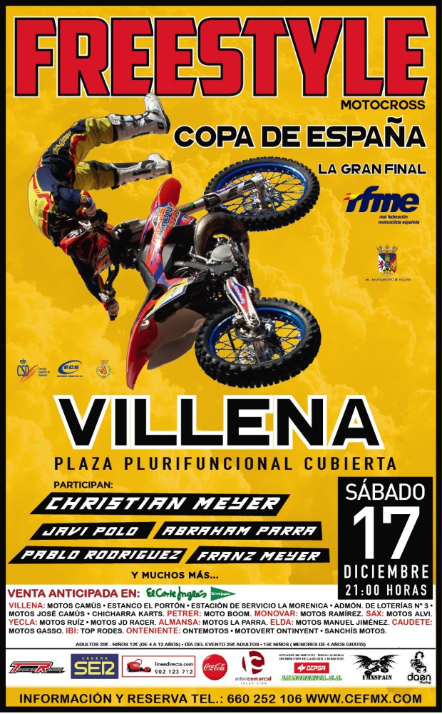 La Copa de España de Freestyle 2016 cierra en Villena