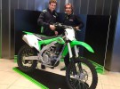 Francesc Mataró y Alex Santín juntos con el Team Kawasaki Elf en MX