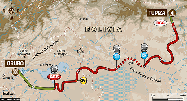 Dakar 2017: Etapa 5: Tupiza – Oruro