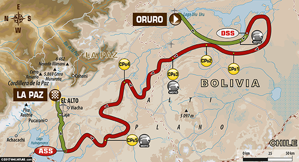 Dakar 2017: Etapa 6: Oruro – La Paz