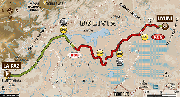 Dakar 2017: Etapa 7: La Paz – Uyuni