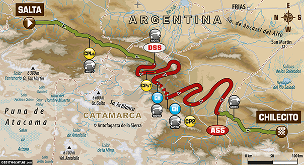 Dakar 2017: Etapa 9: Salta – Chilecito