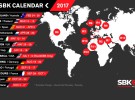 Calendario definitivo del Mundial de Superbikes 2017