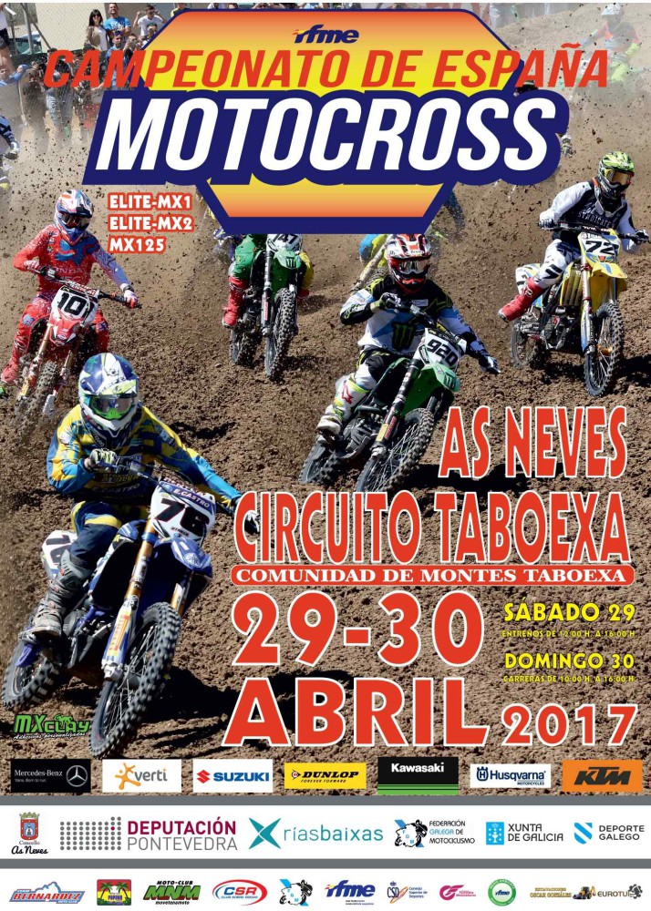 El Nacional de Motocross llega a As Neves