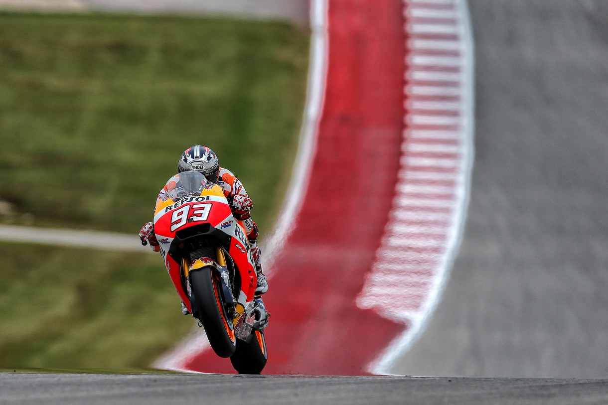 Marc Márquez triunfa en la carrera de MotoGP en Austin, Rossi 2º y Pedrosa 3º