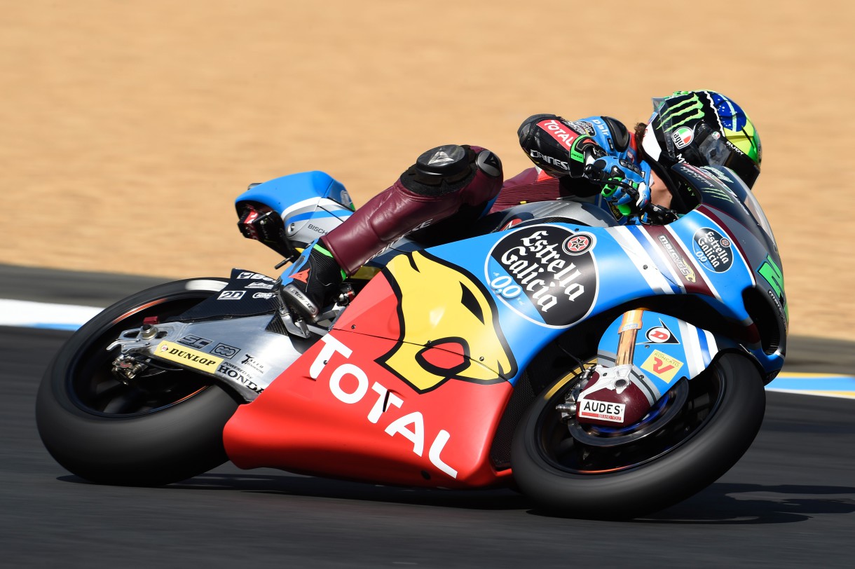 Franco Morbidelli gana la carrera de Moto2 en Le Mans, Bagnaia 2º y Luthi 3º