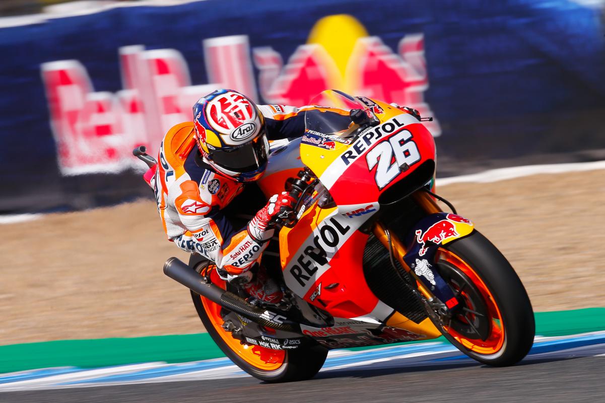 Dani Pedrosa logra la pole de MotoGP en Jerez, Márquez 2º y Crutchlow 3º