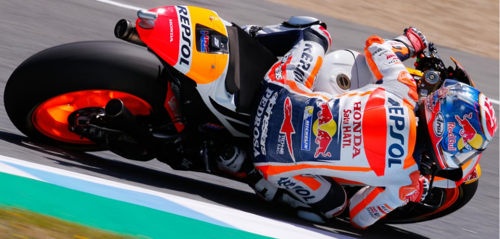 Dani Pedrosa controla y gana la carrera de MotoGP en Jerez, Márquez 2º y Lorenzo 3º