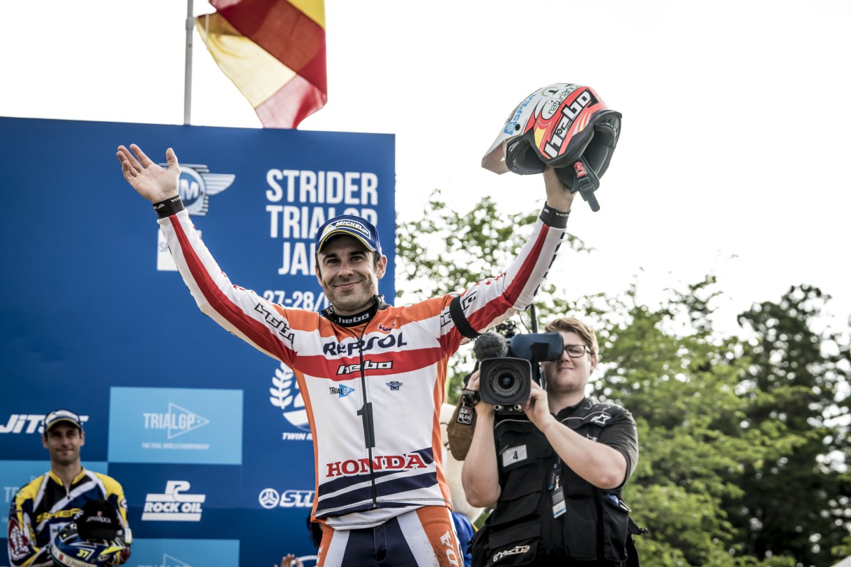 Toni Bou marca doblete del Mundial de TrialGP 2017 en Japón