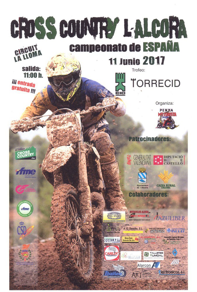 El Nacional de Cross Country 2017 cerrará el año en l’Alcora