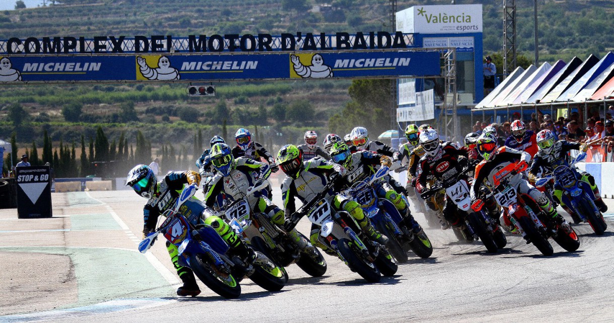 El Nacional y el Europeo de Supermoto 2018 llega a Albaida