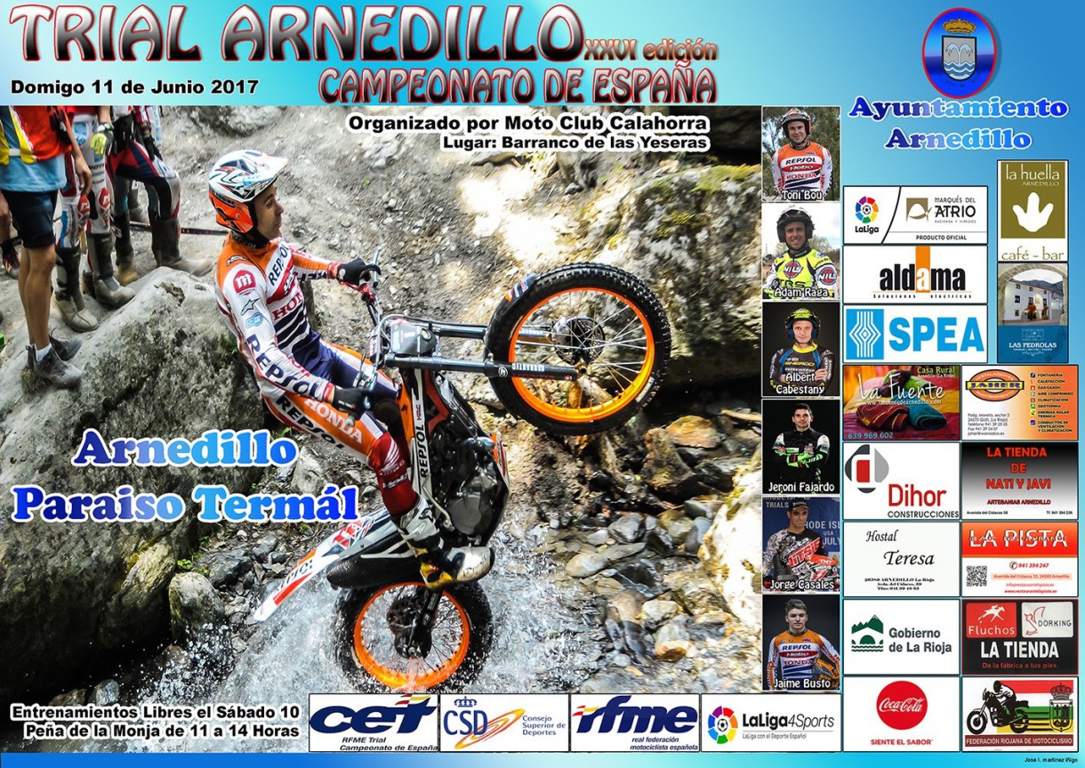 El Nacional de Trial 2017 llega a Arnedillo