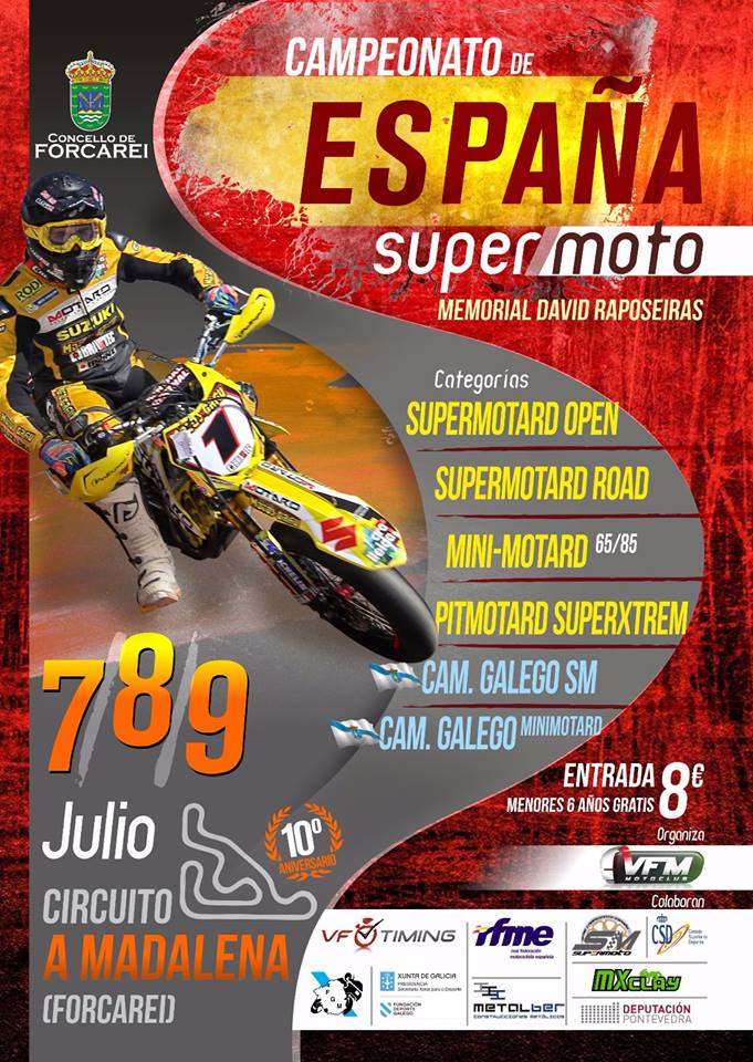 El Nacional de Supermoto 2017 llega a Forcarei