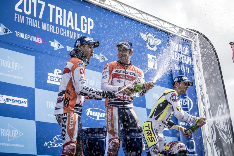 Toni Bou gana la cita del Mundial TrialGP en Gran Bretaña