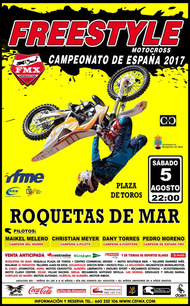 El Nacional de Freestyle aterriza en Roquetas