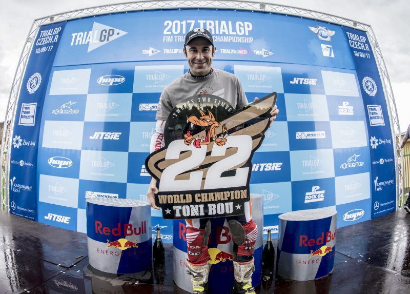 Toni Bou renueva con el Repsol Honda Team hasta 2021