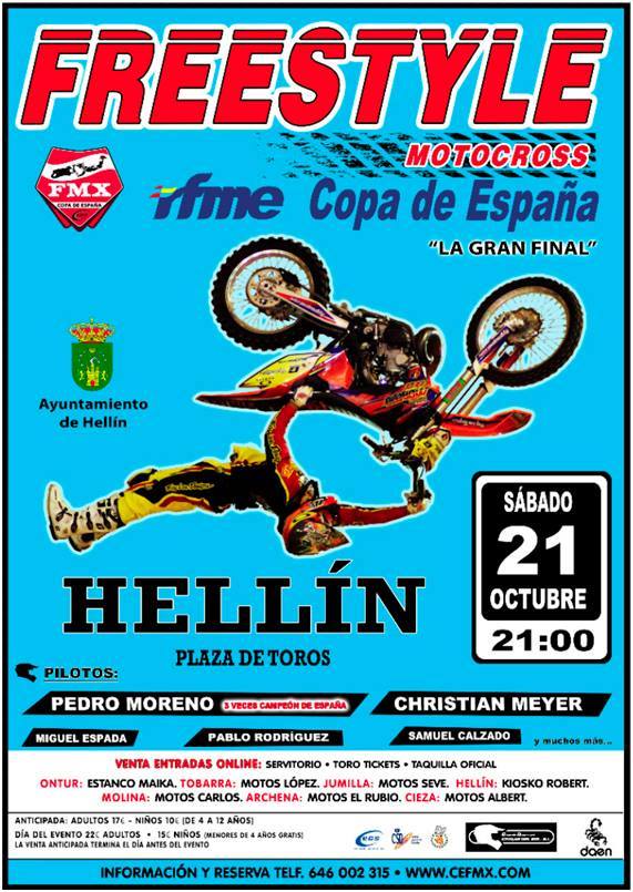 Hellín, tercera y última prueba de la Copa de España de Freestyle