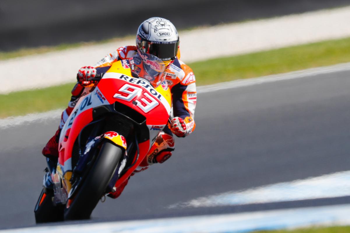 Marc Márquez logra la pole de MotoGP en Australia, Viñales 2º y Zarco 3º